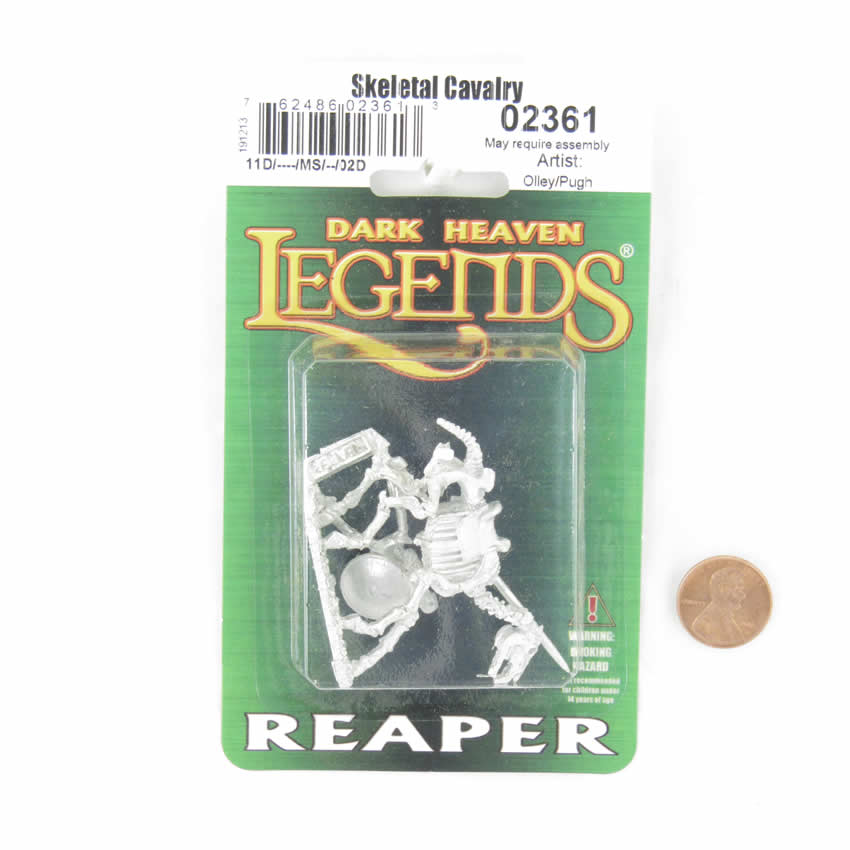 RPR02361 Skeletal Cavalry Miniature 25mm Heroic Scale Dark Heaven 2nd Image