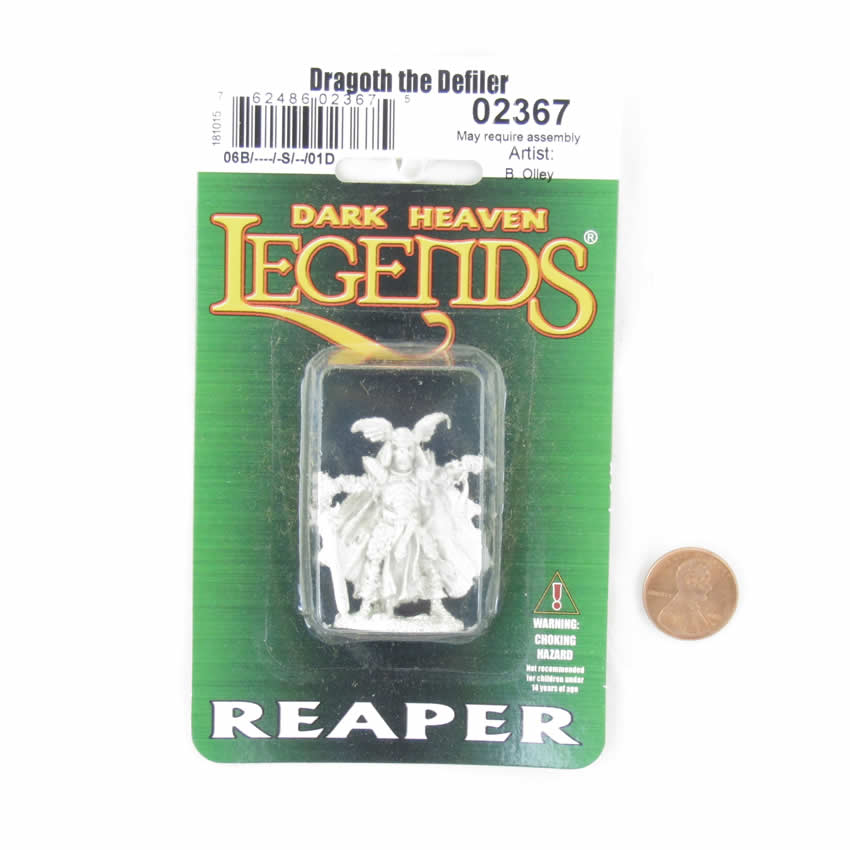 RPR02367 Dragoth The Defiler Miniature 25mm Heroic Scale Dark Heaven 2nd Image
