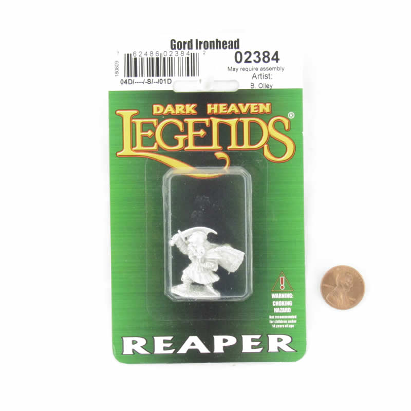 RPR02384 Gord Ironhead Miniature 25mm Heroic Scale Dark Heaven Legends 2nd Image