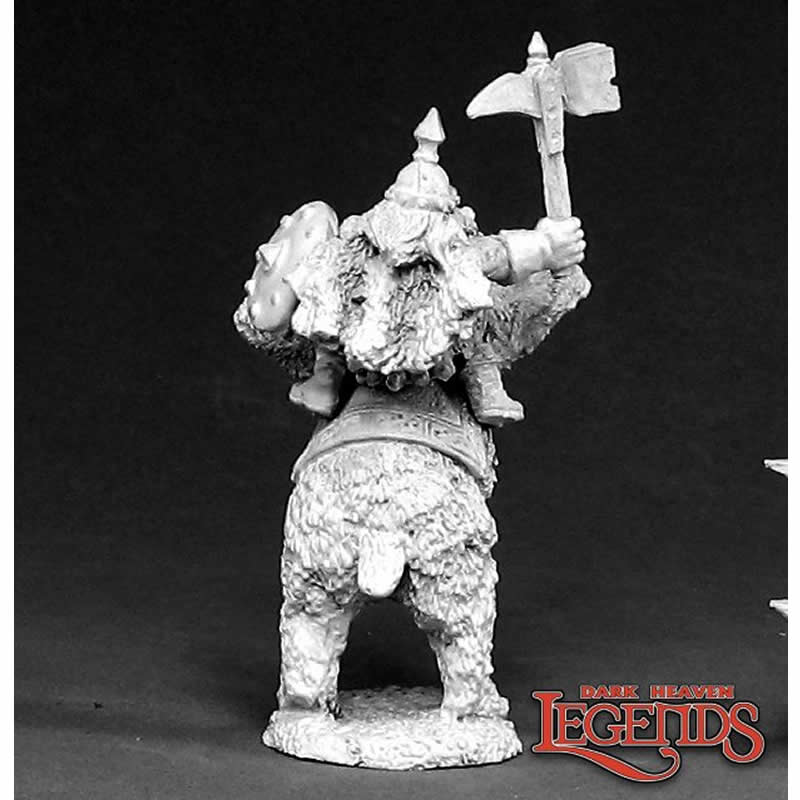 RPR02385 Dwarven Bear Cavalry Miniature 25mm Heroic Scale Dark Heaven 4th Image