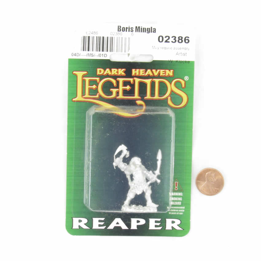 RPR02386 Boris Mingla Miniature 25mm Heroic Scale Dark Heaven Legends 2nd Image