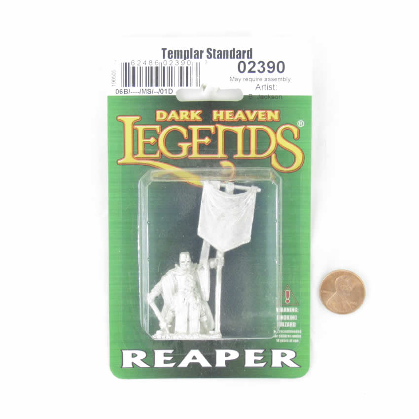 RPR02390 Templar Standard Miniature 25mm Heroic Scale Dark Heaven 2nd Image