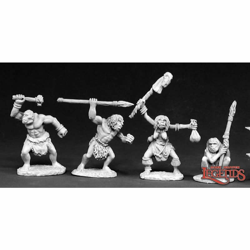 RPR02395 Caveman Pack Miniature 25mm Heroic Scale Dark Heaven Main Image