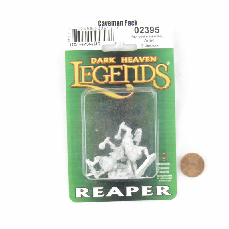 RPR02395 Caveman Pack Miniature 25mm Heroic Scale Dark Heaven 2nd Image