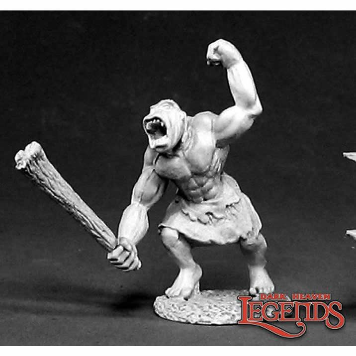 RPR02400 Neanderthal Champion Miniature 25mm Heroic Scale Dark Heaven Main Image