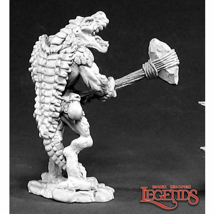 RPR02404 Lizardman Tyrant Miniature 25mm Heroic Scale Dark Heaven 3rd Image