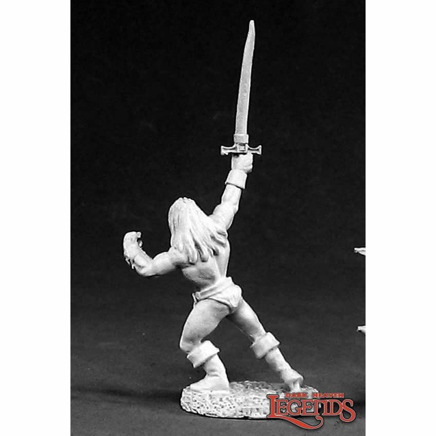 RPR02414 Ragnor Barbarian Miniature 25mm Heroic Scale Dark Heaven 3rd Image