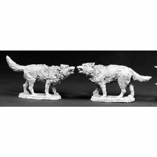 RPR02415 Dire Wolves Miniature 25mm Heroic Scale Dark Heaven Legends Main Image