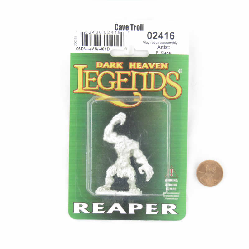 RPR02416 Cave Troll Miniature 25mm Heroic Scale Dark Heaven Legends 2nd Image