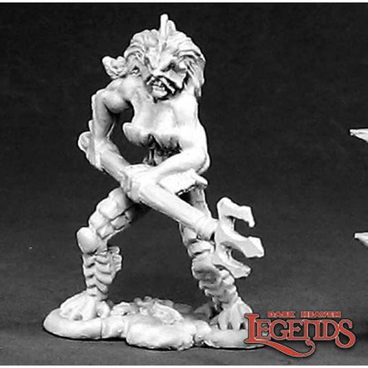 RPR02419 Slithe Warrior Miniature 25mm Heroic Scale Dark Heaven Legends Main Image