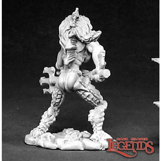 RPR02419 Slithe Warrior Miniature 25mm Heroic Scale Dark Heaven Legends 3rd Image