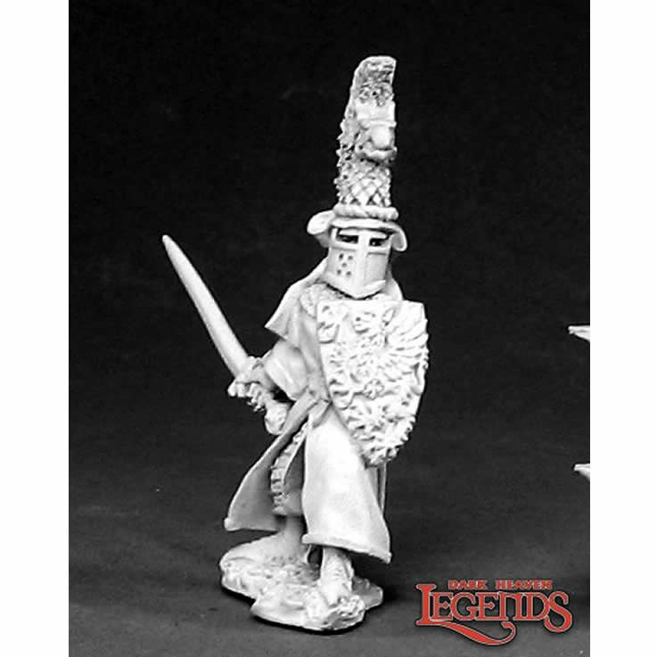 RPR02422 Sir Michael the Gold Miniature 25mm Heroic Scale Dark Heaven Main Image