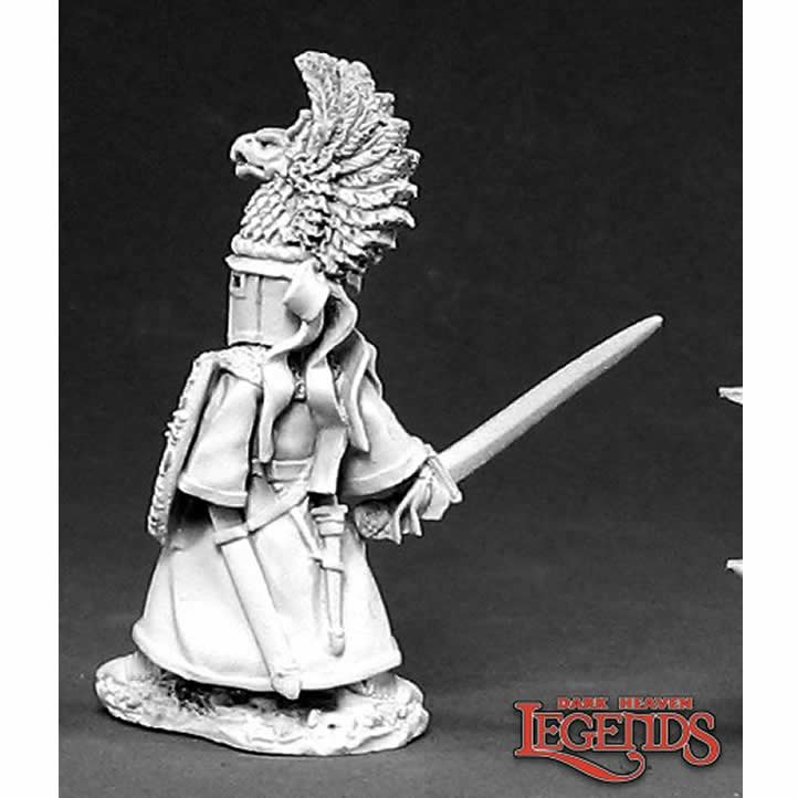 RPR02422 Sir Michael the Gold Miniature 25mm Heroic Scale Dark Heaven 3rd Image