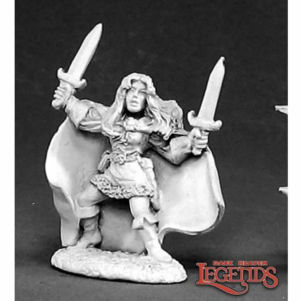 RPR02423 Michelle Dancingblades Miniature 25mm Heroic Scale Dark Heaven Main Image