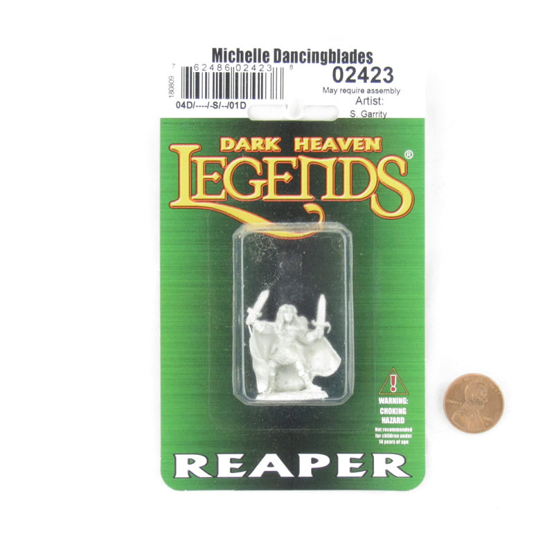 RPR02423 Michelle Dancingblades Miniature 25mm Heroic Scale Dark Heaven 2nd Image