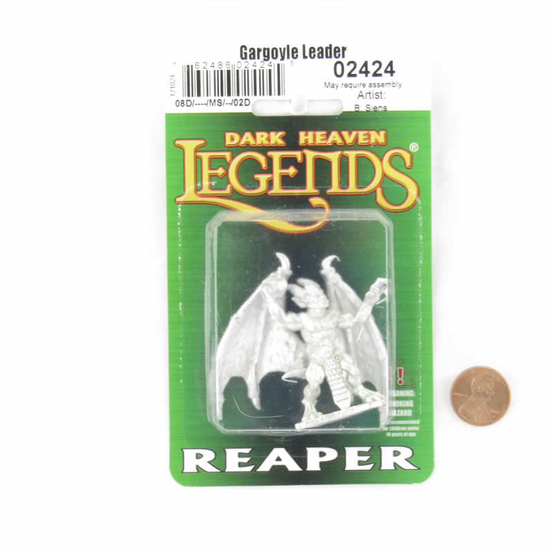 RPR02424 Gargoyle Leader Miniature 25mm Heroic Scale Dark Heaven 2nd Image