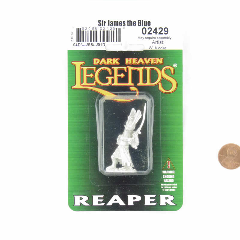 RPR02429 Sir James the Blue Miniature 25mm Heroic Scale Dark Heaven 2nd Image