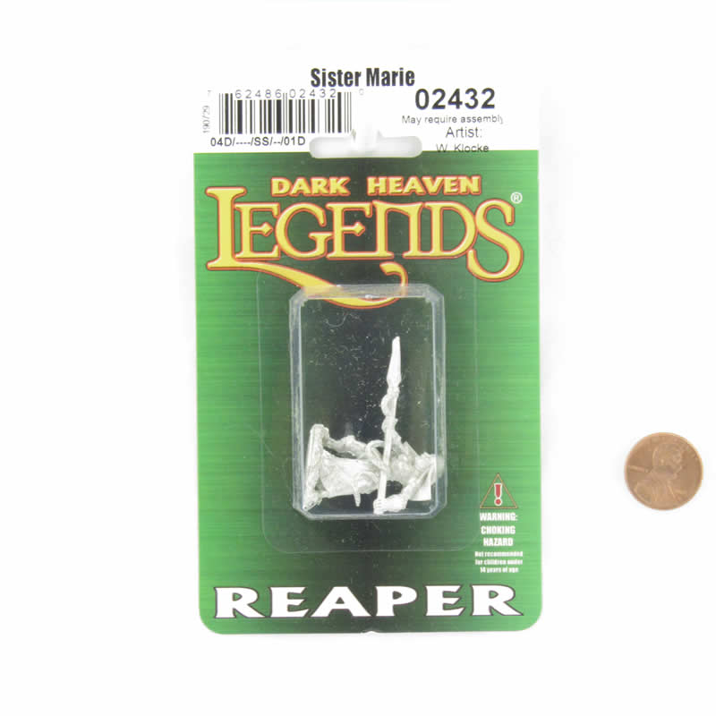 RPR02432 Sister Marie Miniature 25mm Heroic Scale Dark Heaven Legends 2nd Image