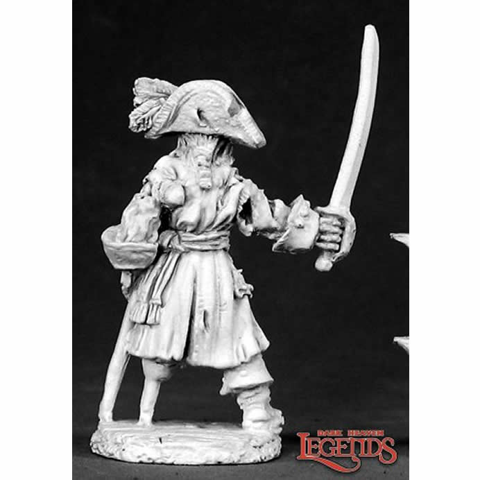 RPR02437 Captain Razig Miniature 25mm Heroic Scale Dark Heaven 3rd Image