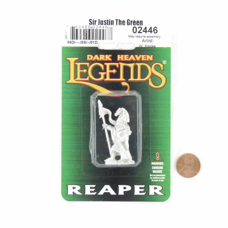 RPR02446 Sir Justin The Green Miniature 25mm Heroic Scale Dark Heaven 2nd Image