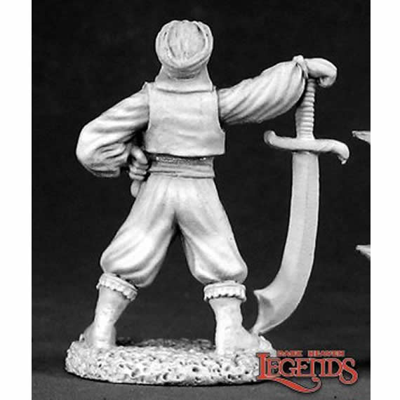 RPR02447 Sallah the Arabian Hero Miniature 25mm Heroic Scale Dark Heaven 3rd Image