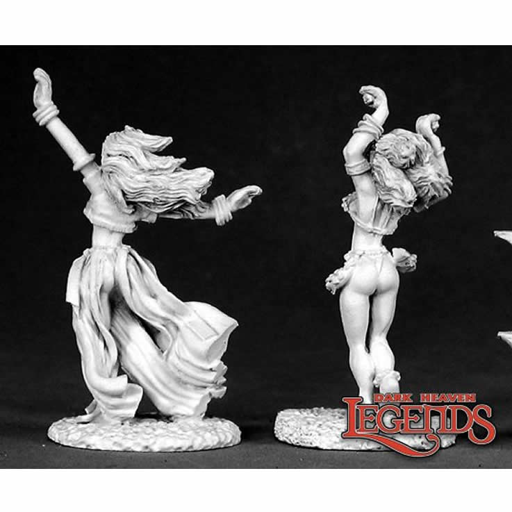 RPR02448 Dancing Girls Miniature 25mm Heroic Scale Dark Heaven Legends 3rd Image