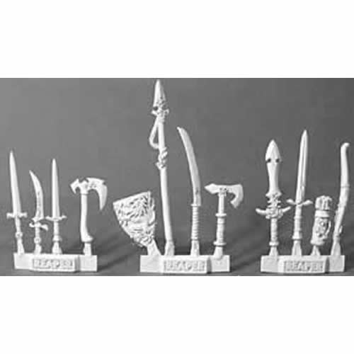 RPR02455 Weapons Pack IV Miniature 25mm Heroic Scale Dark Heaven Main Image