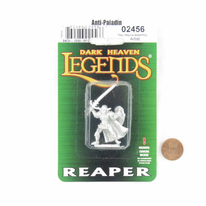 RPR02456 Anti Paladin Miniature 25mm Heroic Scale Dark Heaven Legends 2nd Image