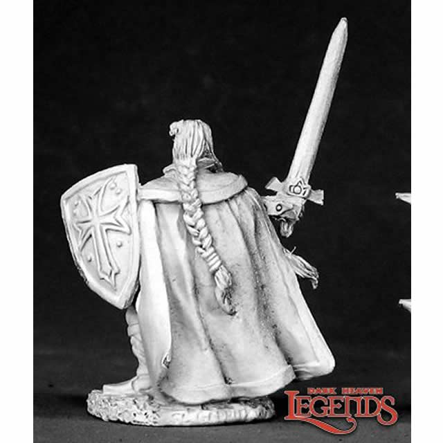 RPR02459 Ava the Female Templar Miniature 25mm Heroic Scale Dark Heaven 3rd Image