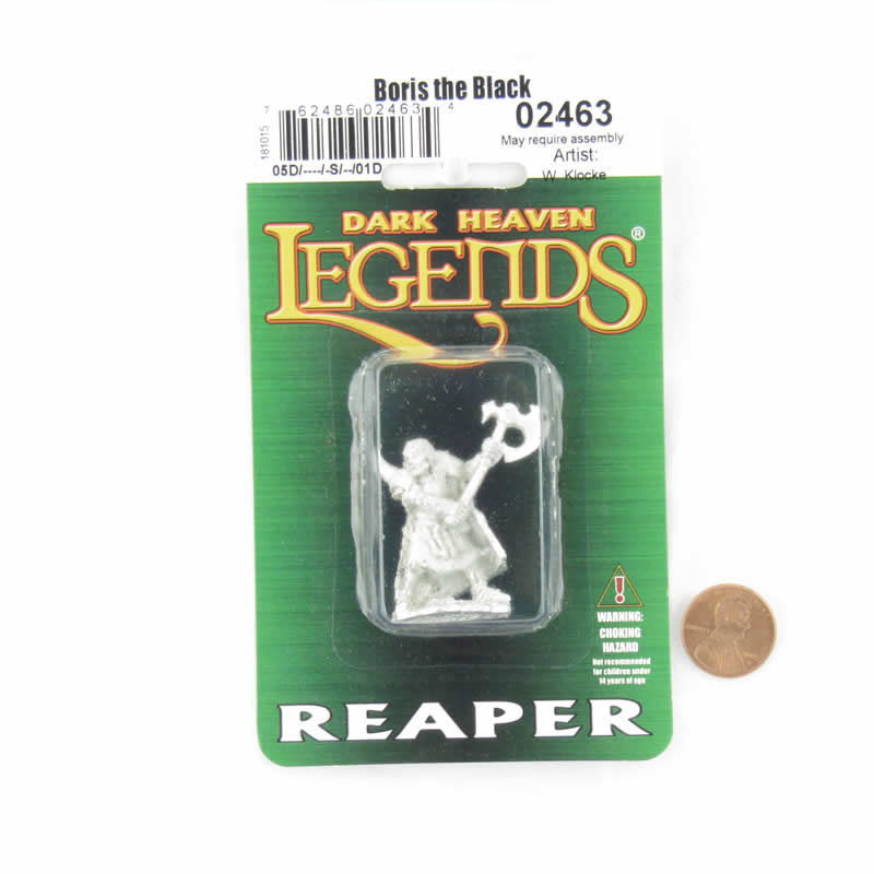 RPR02463 Boris the Black Miniature 25mm Heroic Scale Dark Heaven 2nd Image