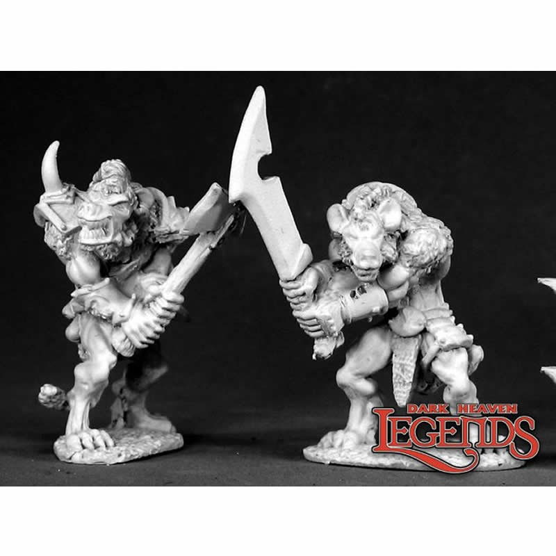 RPR02467 Gnoll Marauders Miniature 25mm Heroic Scale Dark Heaven Main Image