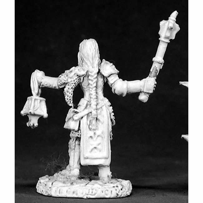 RPR02475 Christina The Devout Paladin Miniature 25mm Heroic Scale 3rd Image