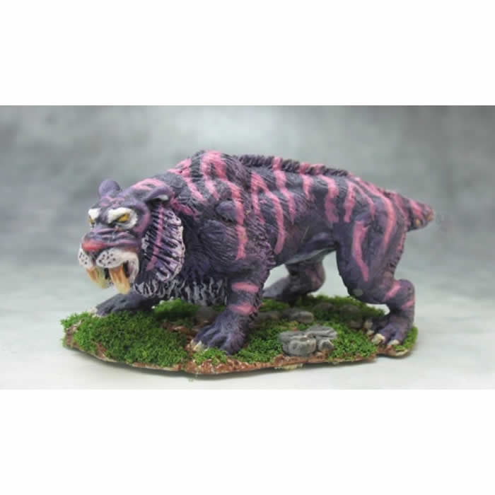 RPR02480 Sabertooth Tiger Monster Miniature 25mm Heroic Scale Main Image