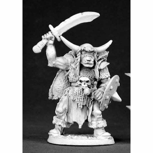 RPR02502 Nagrash Orc Chieftan Miniature 25mm Heroic Scale Dark Heaven Main Image