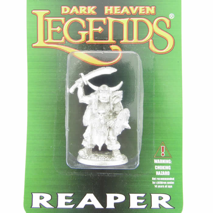 RPR02502 Nagrash Orc Chieftan Miniature 25mm Heroic Scale Dark Heaven 2nd Image