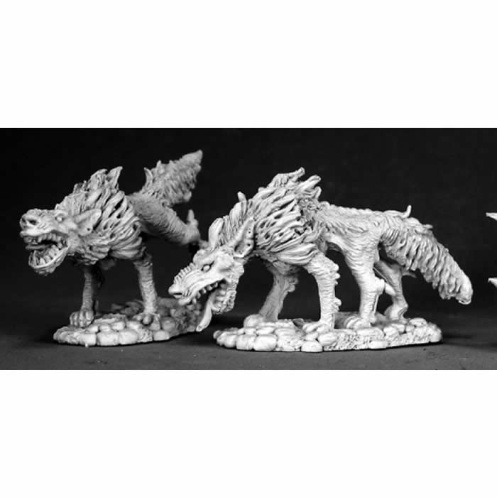 RPR02522 Hell Hounds Miniature 25mm Heroic Scale Dark Heaven 3rd Image