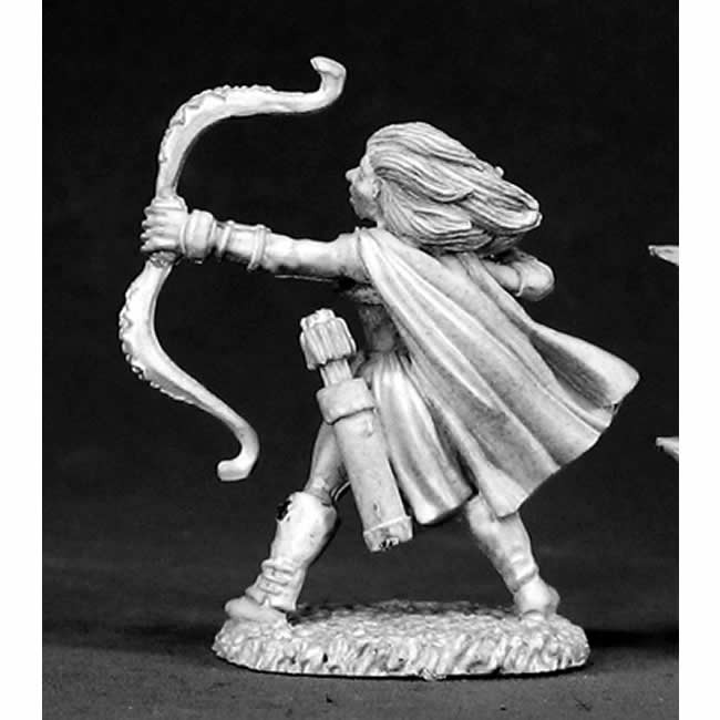 RPR02528 Kara Female Archer Miniature 25mm Heroic Scale Dark Heaven 3rd Image