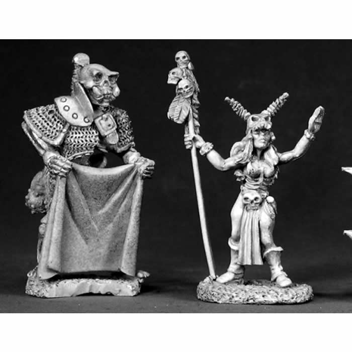 RPR02553 Sorceress and Servant Miniature 25mm Heroic Scale Main Image