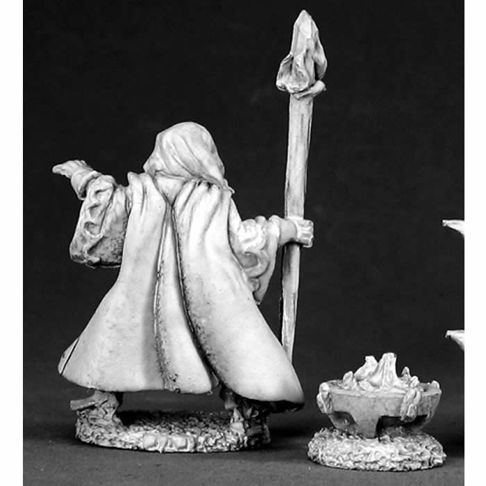 RPR02561 Vaaron Fire Sorcerer Miniature 25mm Heroic Scale Dark Heaven 3rd Image