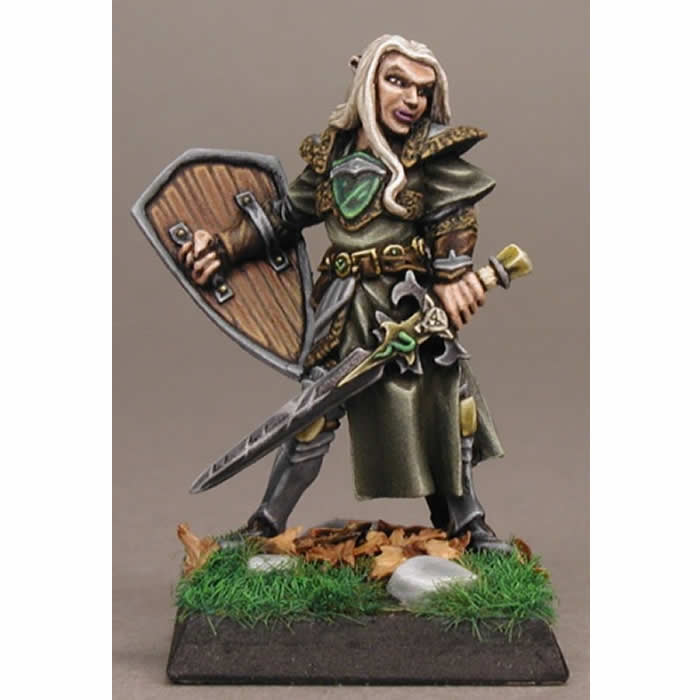 RPR02571 Telemnar Elf Warrior Miniature 25mm Heroic Scale Dark Heaven Main Image