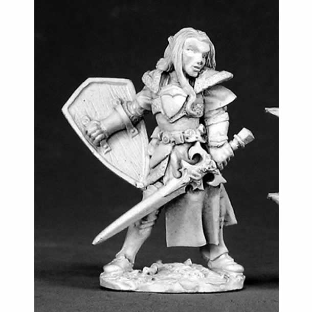 RPR02571 Telemnar Elf Warrior Miniature 25mm Heroic Scale Dark Heaven 3rd Image