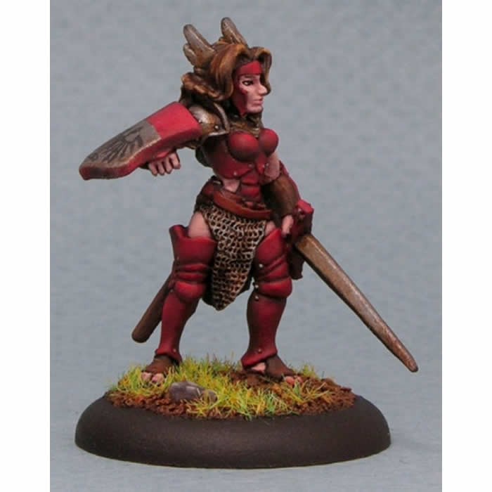 RPR02573 Yvonne Warmaiden Fighter Miniature 25mm Heroic Scale Main Image