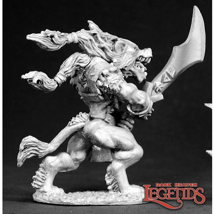 RPR02592 Gnarr Gnoll Champion Fighter Miniature 25mm Heroic Scale 3rd Image