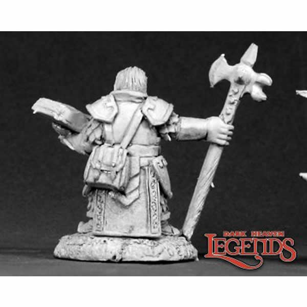 RPR02601 Dwarf Cleric Grayrune Miniature 25mm Heroic Scale Dark Heaven 3rd Image