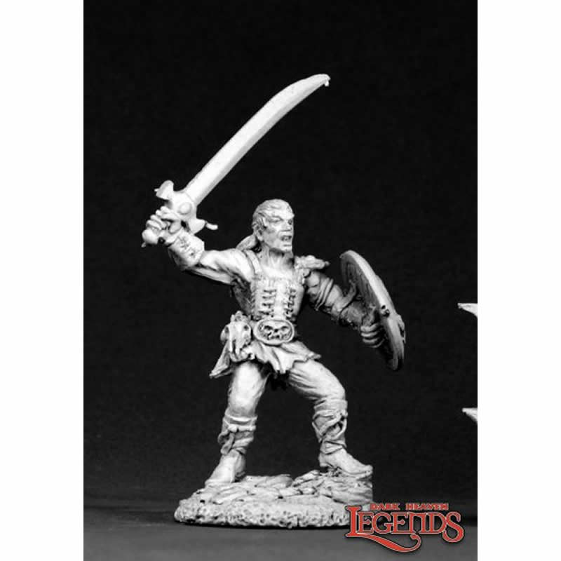 RPR02602 Hakir Barbarian Tor Fighter Miniature 25mm Heroic Scale Main Image