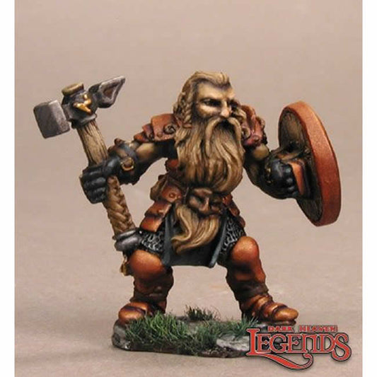 RPR02607 Bjorn Dwarven Warrior Miniature 25mm Heroic Scale Main Image