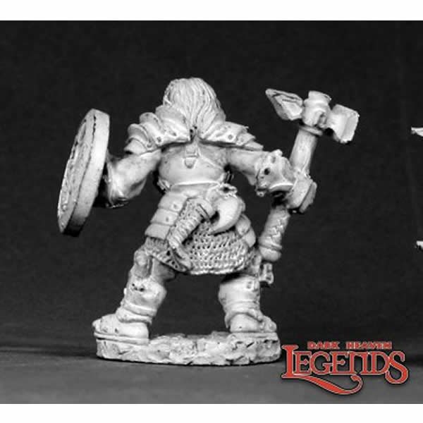 RPR02607 Bjorn Dwarven Warrior Miniature 25mm Heroic Scale 4th Image