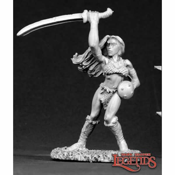 RPR02608 Tyden Barbarian Fighter Miniature 25mm Heroic Scale 3rd Image