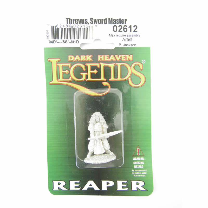 RPR02612 Threvus the Sword Master Miniature 25mm Heroic Scale 2nd Image