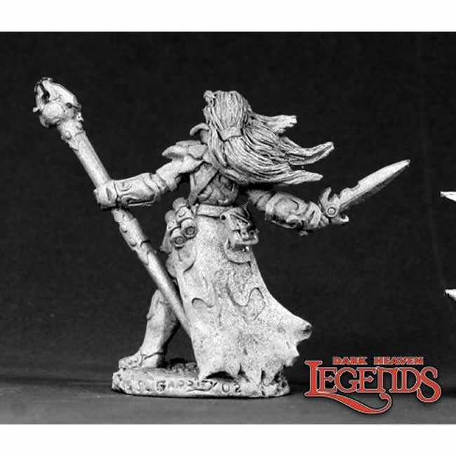 RPR02613 Shadarn Dark Elf Sorcerer Miniature 25mm Heroic Scale 3rd Image